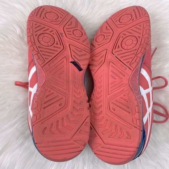 Asics gel resolution 7 | size 9.0 sneakers papaya / white / blue - Picture 10 of 11